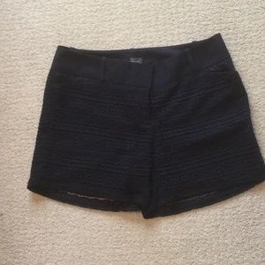 Limited Navy Lace Dress Shorts